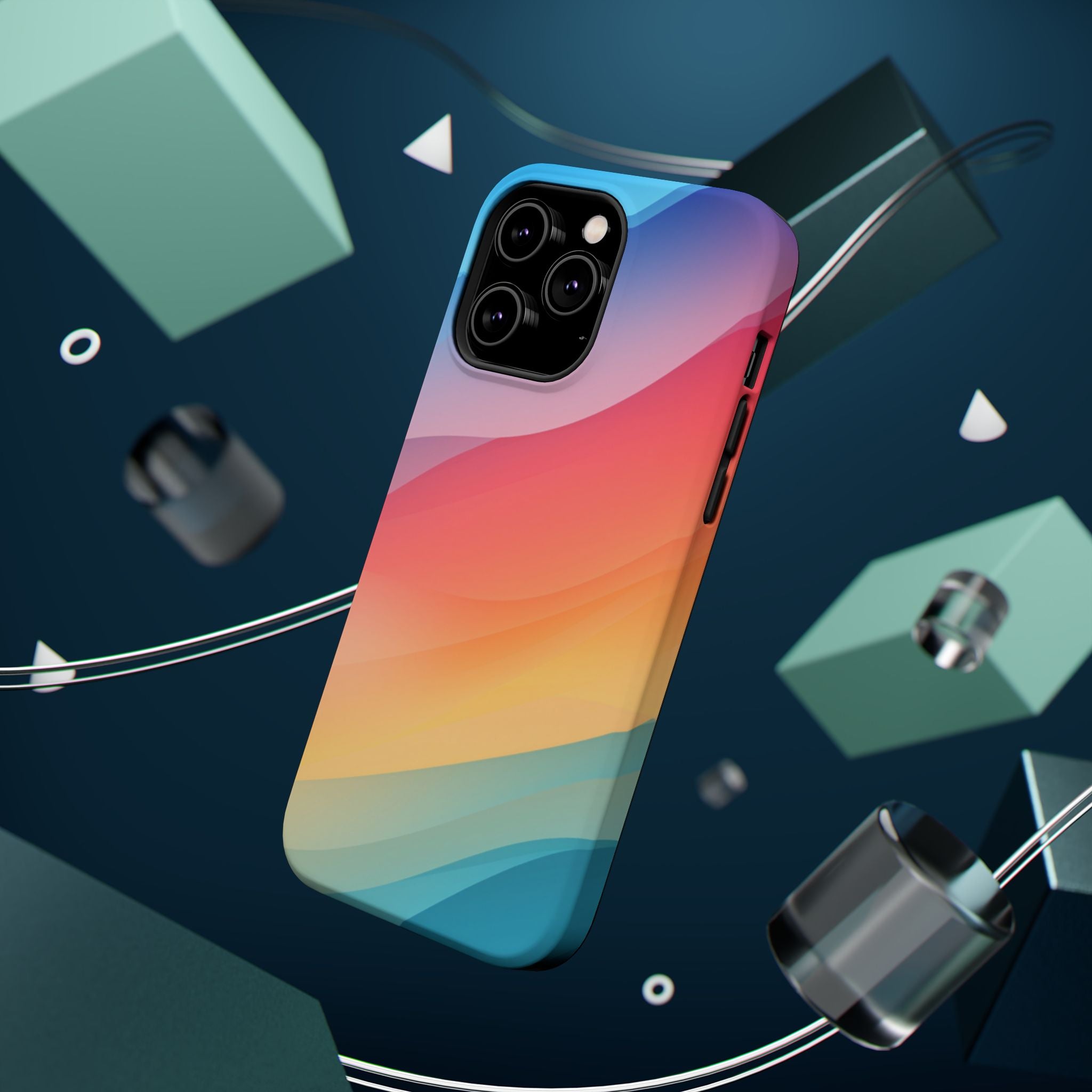 Phone Case | Gradient Sunset Magnetic Impact-Resistant Phone Shield