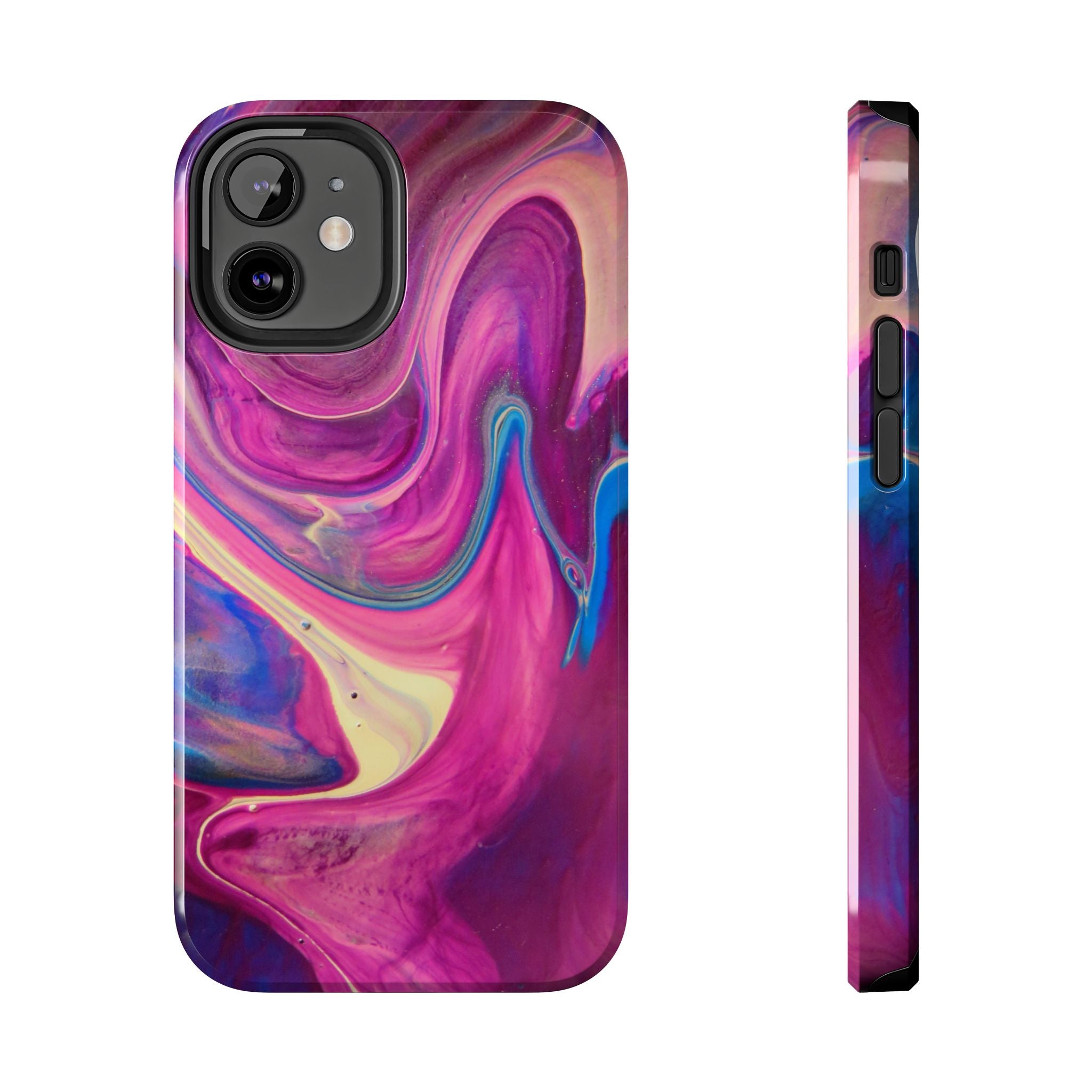 Phone Case | Protective Artistic Paint Pour Design