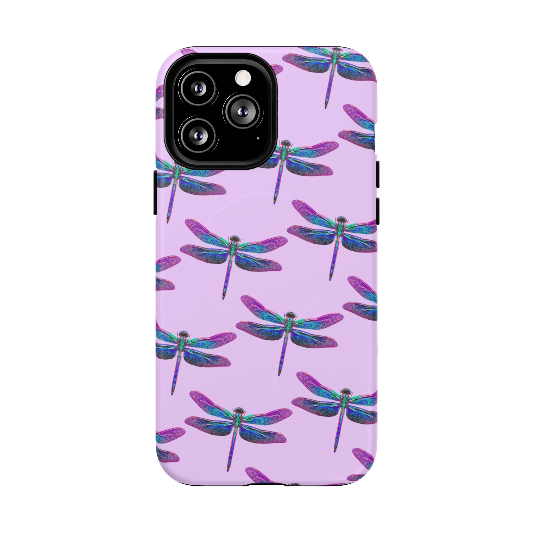 Phone Case | Blue Purple Dragonfly Tough Magnetic Case