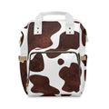Diaper Backpack | Multifunctional Baby Changing Bag in Fun Cow Print