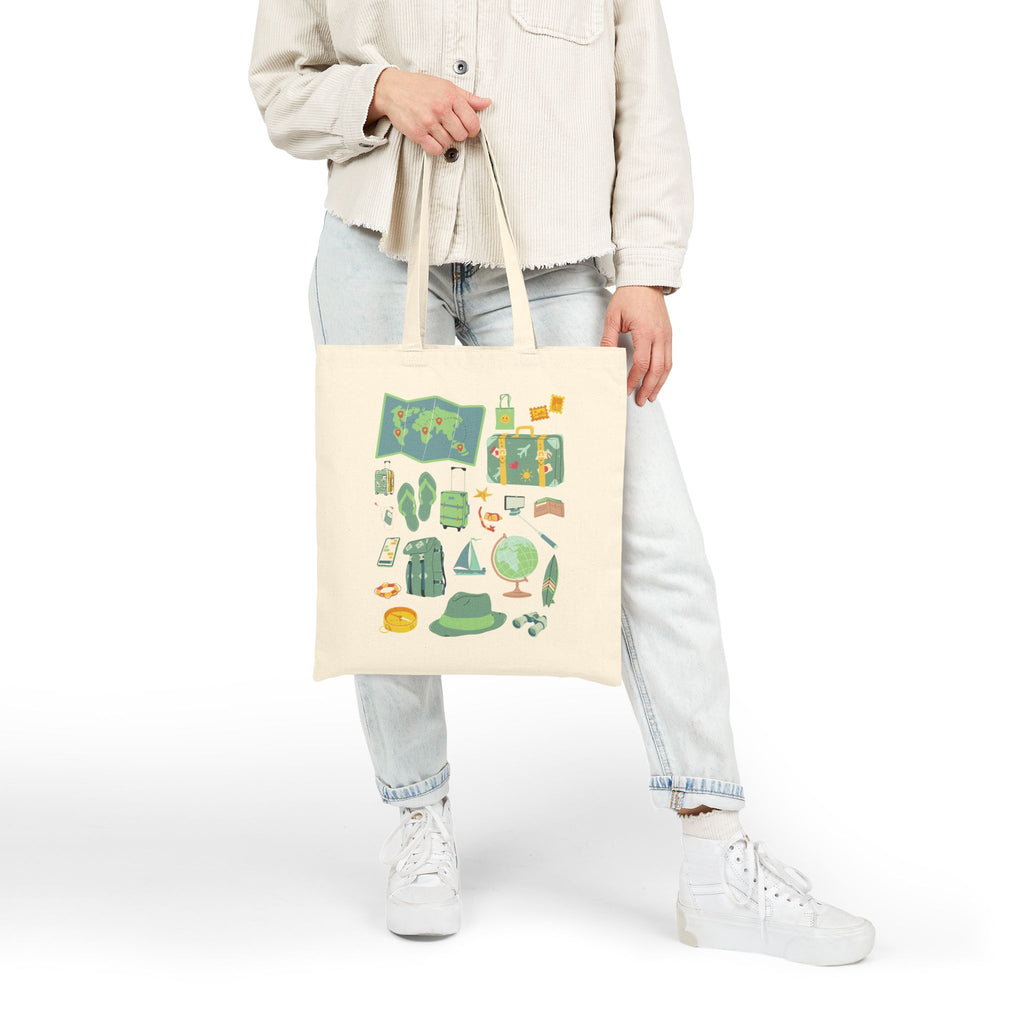 Tote Bag | Beach Vacation & Adventure Reusable Canvas Shopper