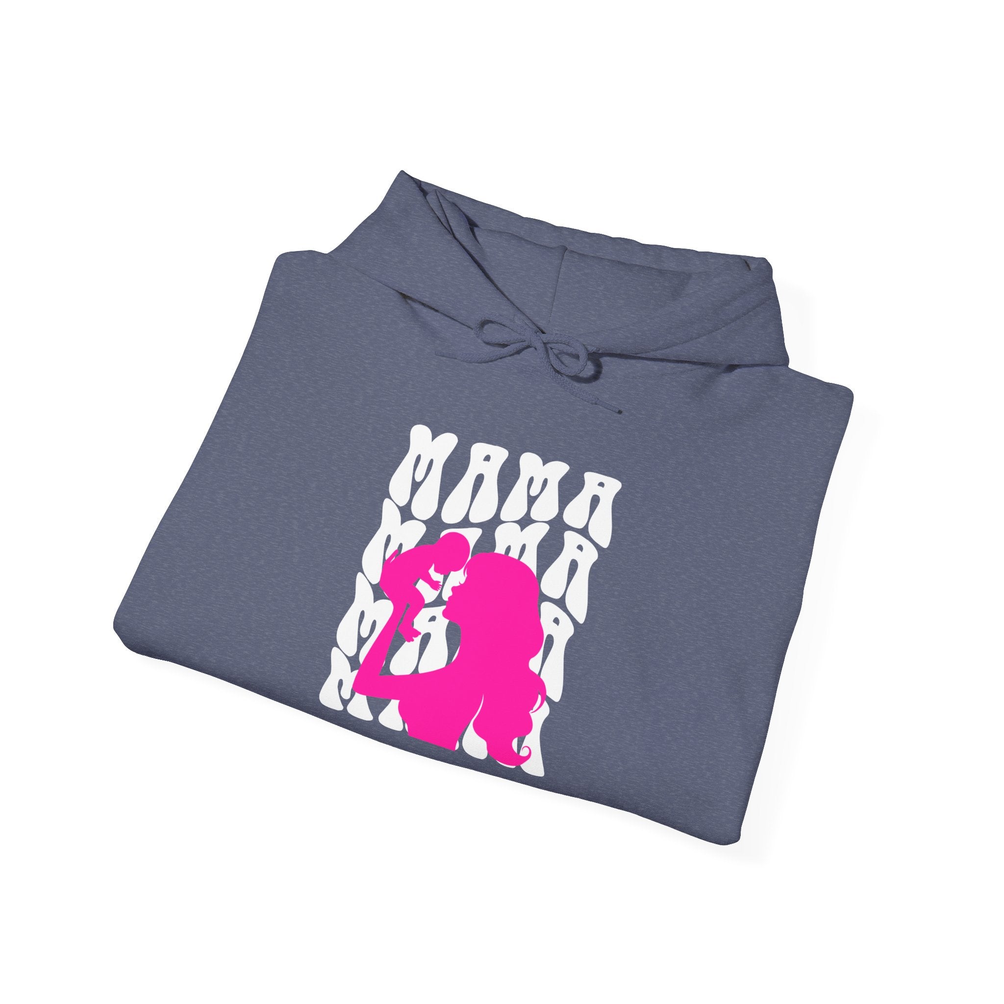 Hoodie | 'Mama' & Silhouette Pink Graphic