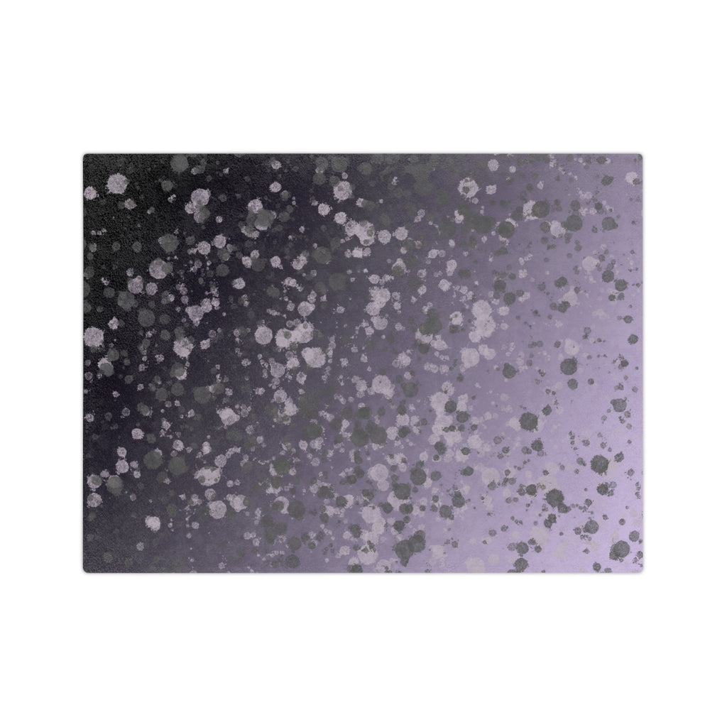 Soft Lavender Splatter Microfiber Throw