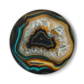 Ceramic Coasters | Agate Slice Stone Art Pattern Cork-Back Drink Coaster