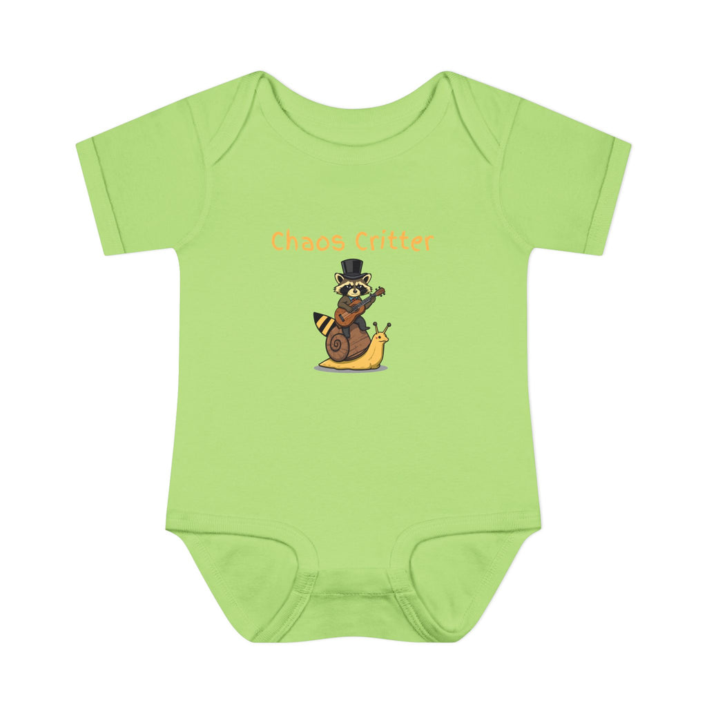 Baby Bodysuit | 'Chaos Critter' Playful Racoon Baby Onesie