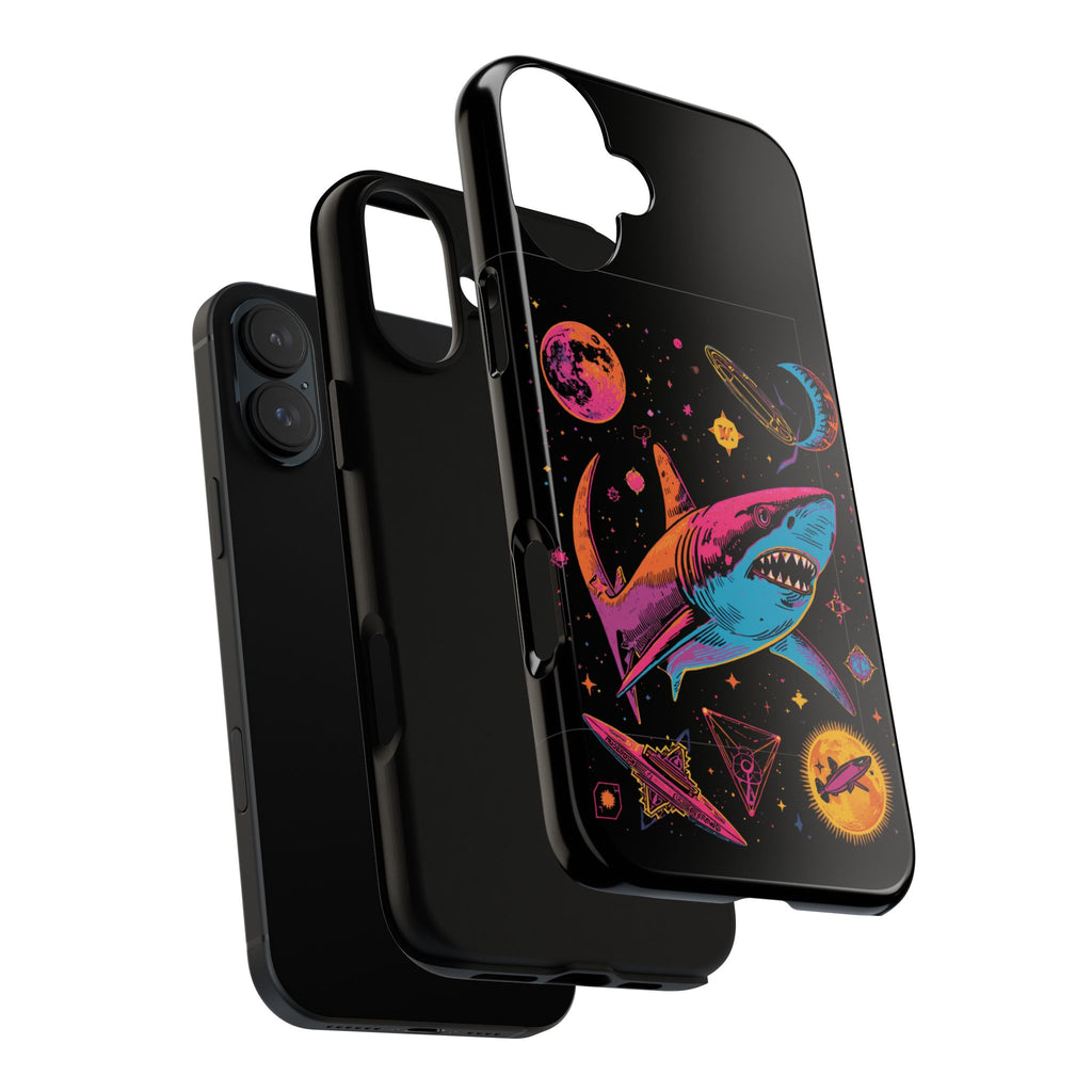 Phone Cases | Neon Space Shark Case
