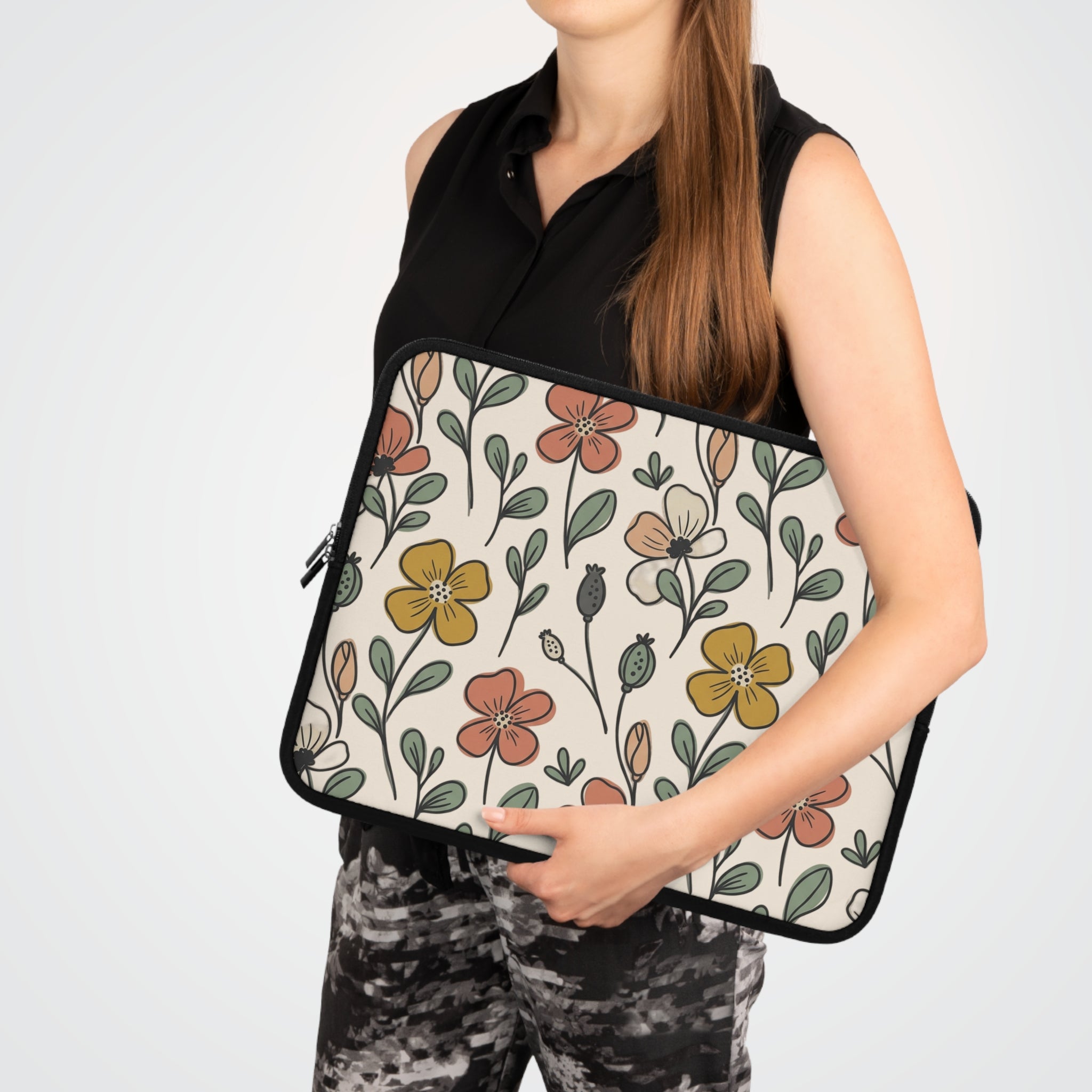 Laptop Sleeve | Vintage Wildflower Protective Case