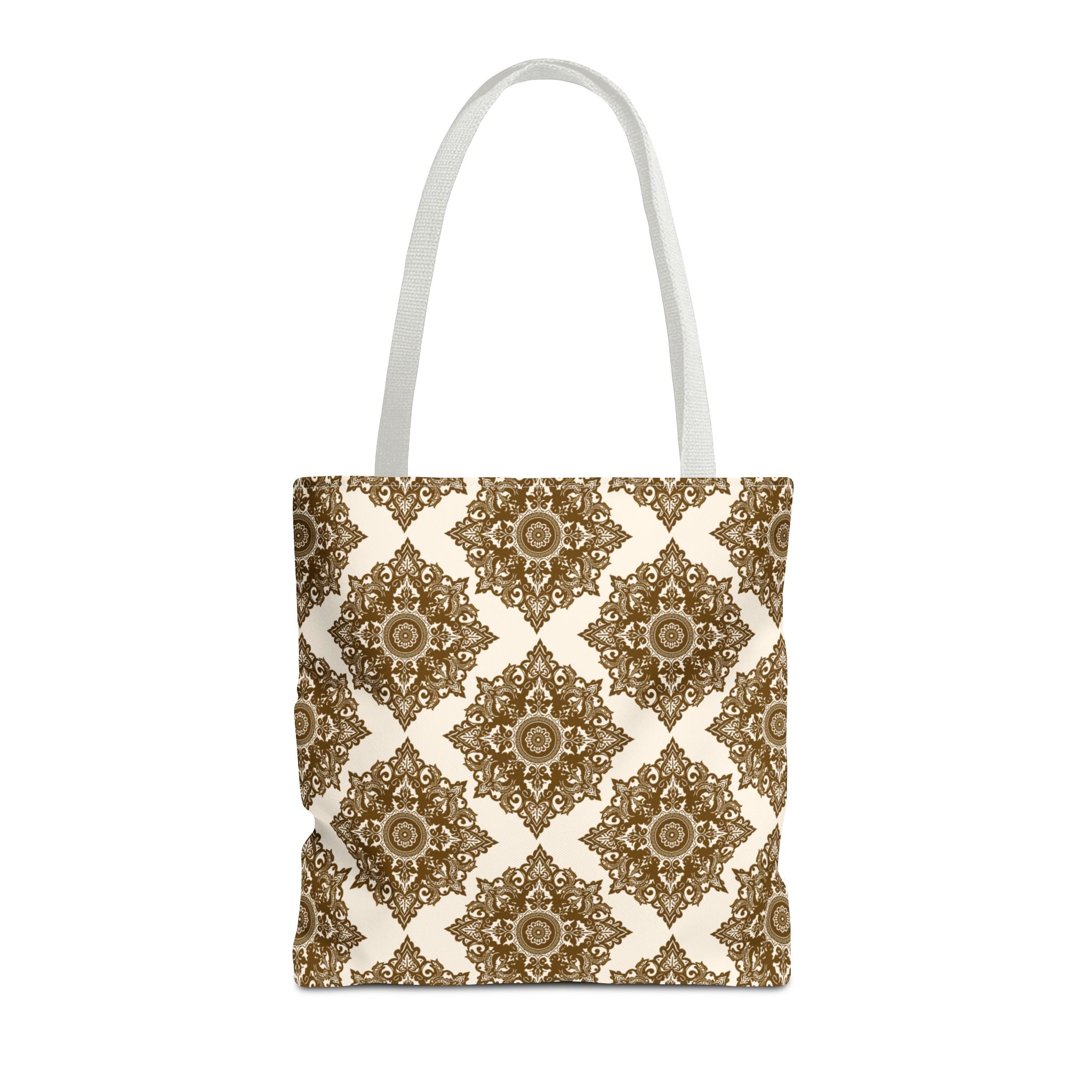 Tote Bag | Boho Gold Medallion Pattern
