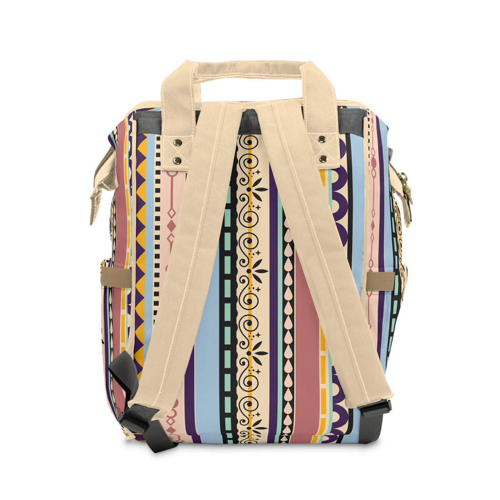 Diaper Backpack | Boho Multifunctional Baby Travel Bag