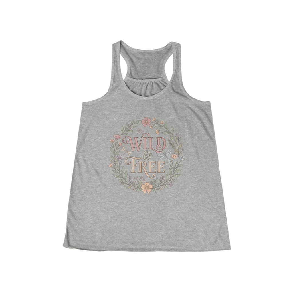 Wild & Free Flowy Floral Racerback Tank Top