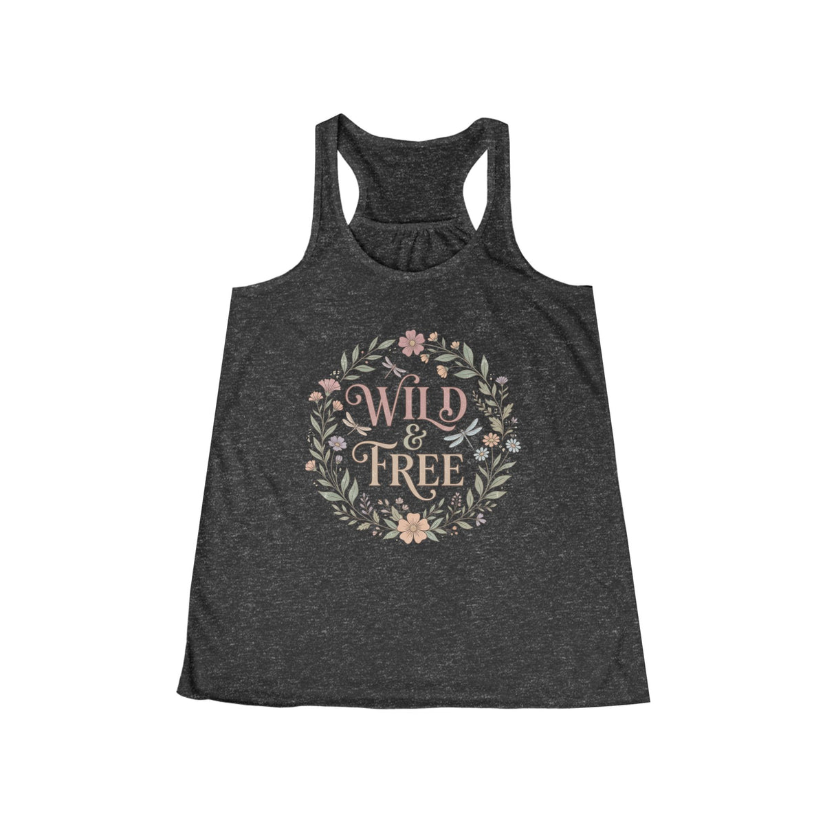 Wild & Free Flowy Floral Racerback Tank Top