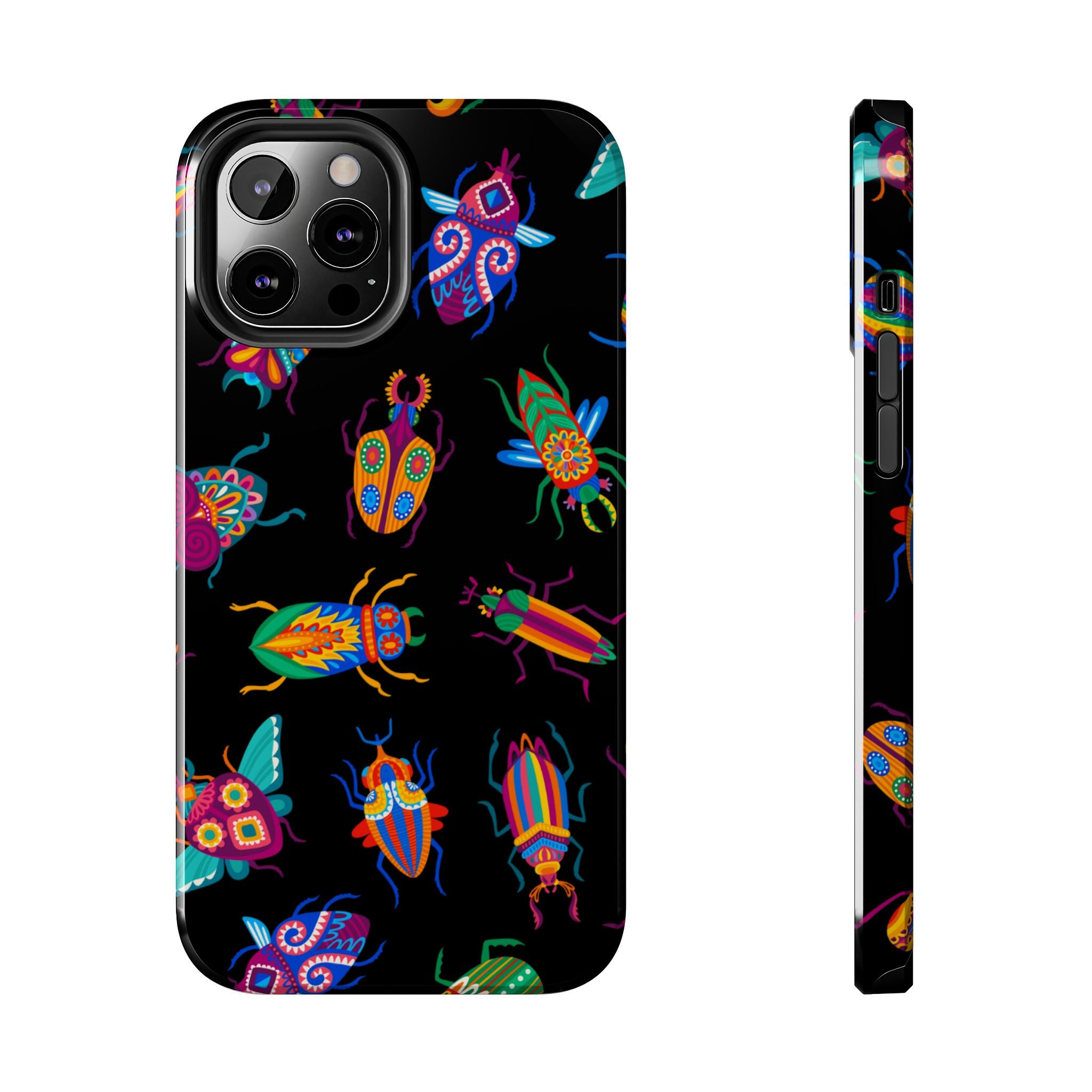 Phone Case | Neon Beetle Pattern Tough Protective Cover