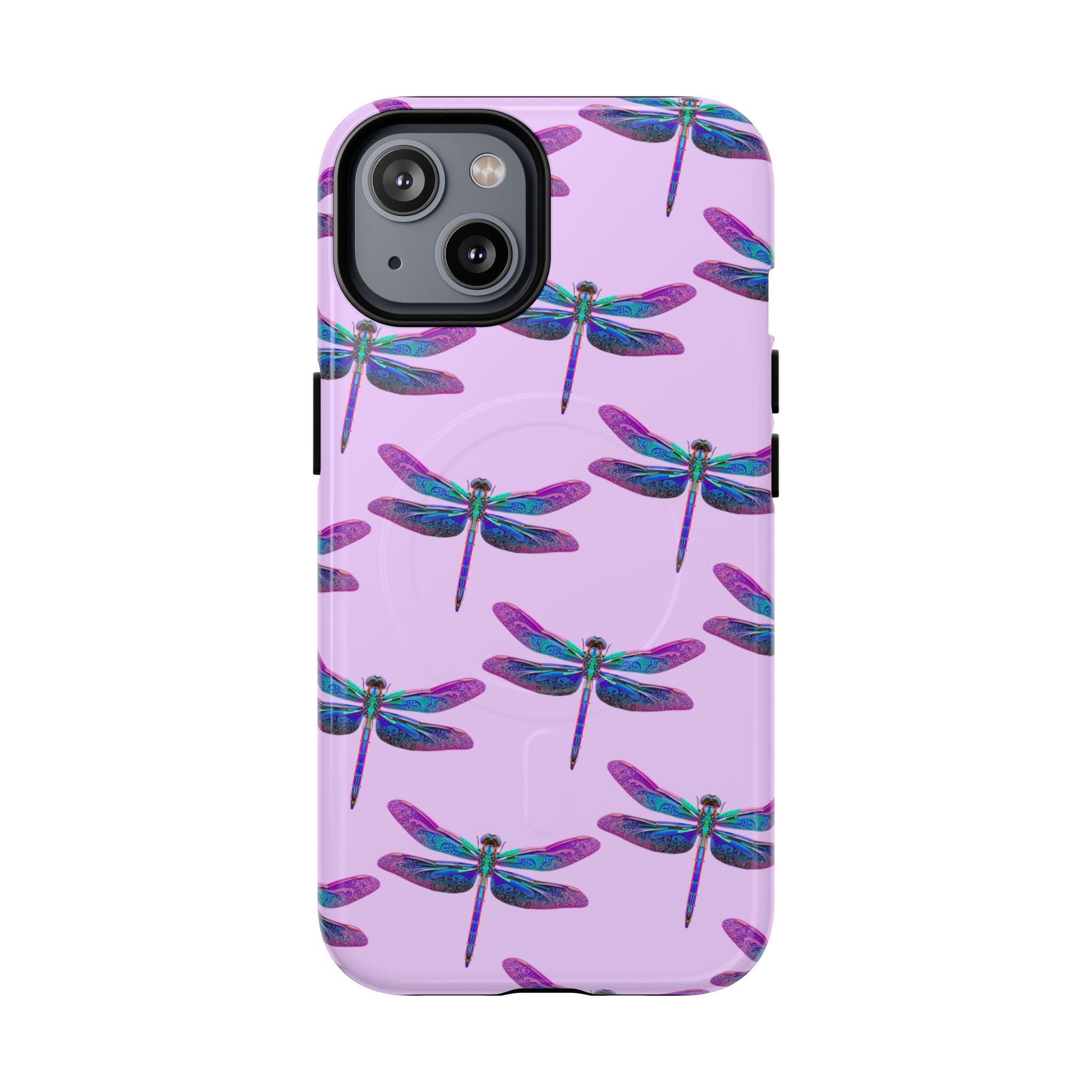 Phone Case | Blue Purple Dragonfly Tough Magnetic Case