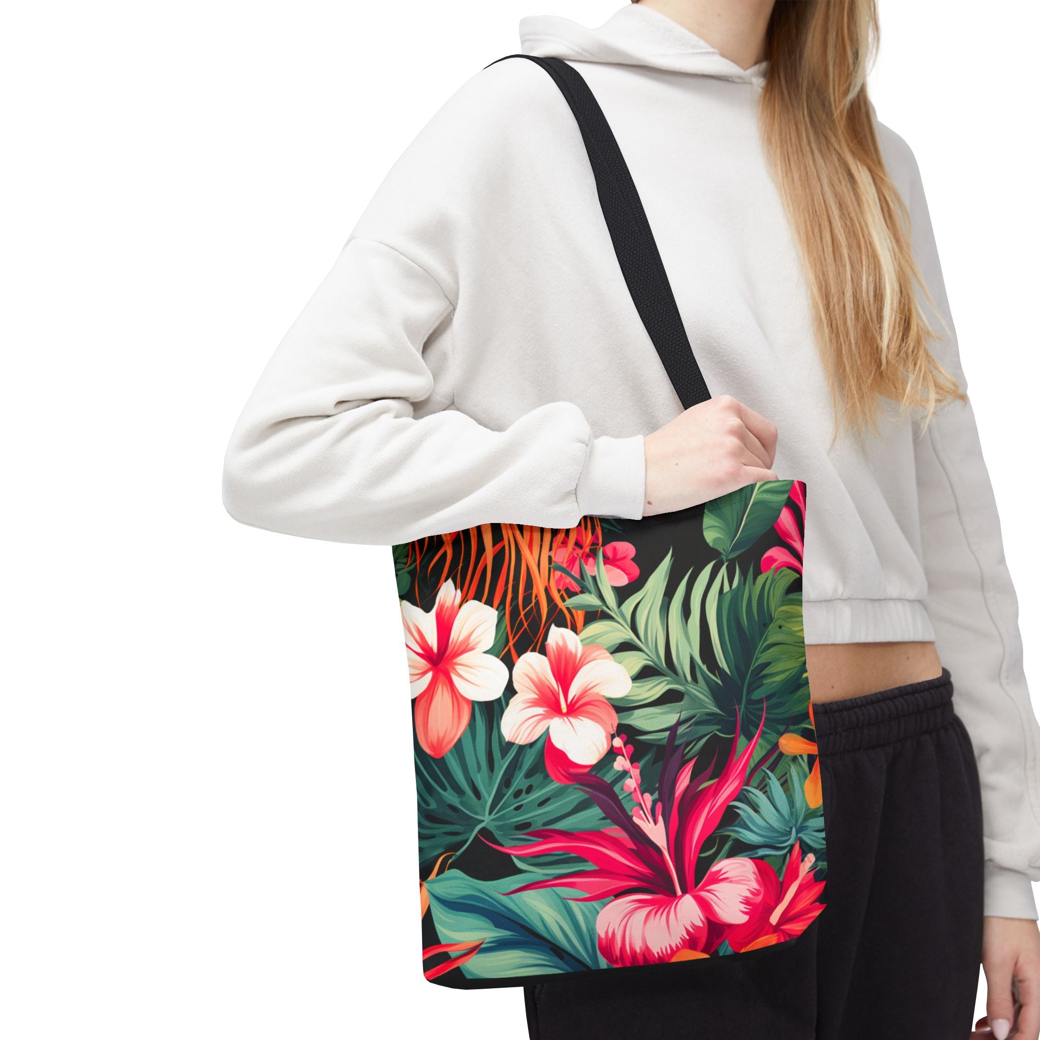 Tote Bag | Vibrant Tropical Beach & Market Tote