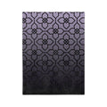 Vintage Floral over Charcoal Gradient Microfiber Throw