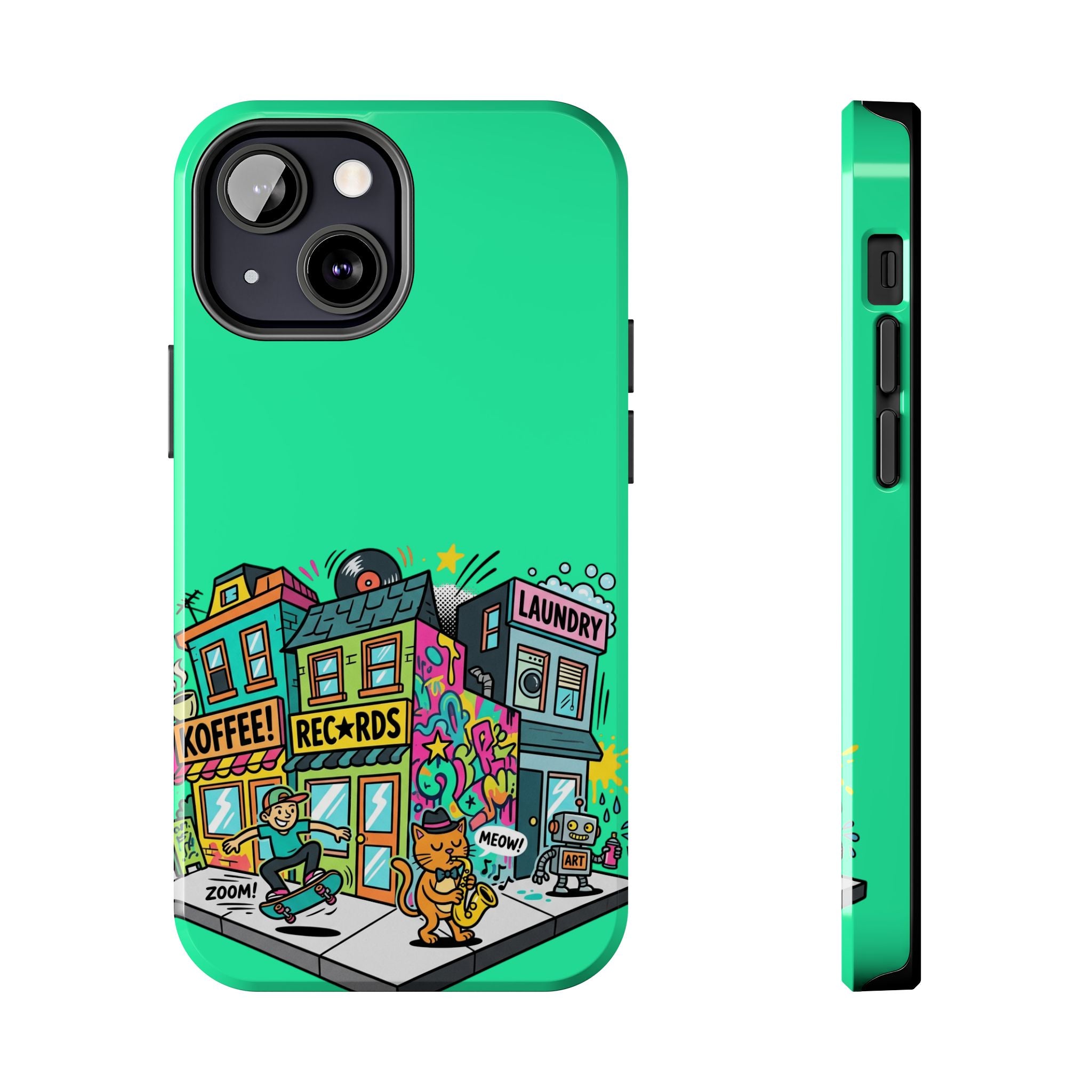 Phone Case | Tough Protective Cover with Colorful Street Art