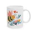 Coffee Mug | Floral 'Bee Kind' Ceramic Mug