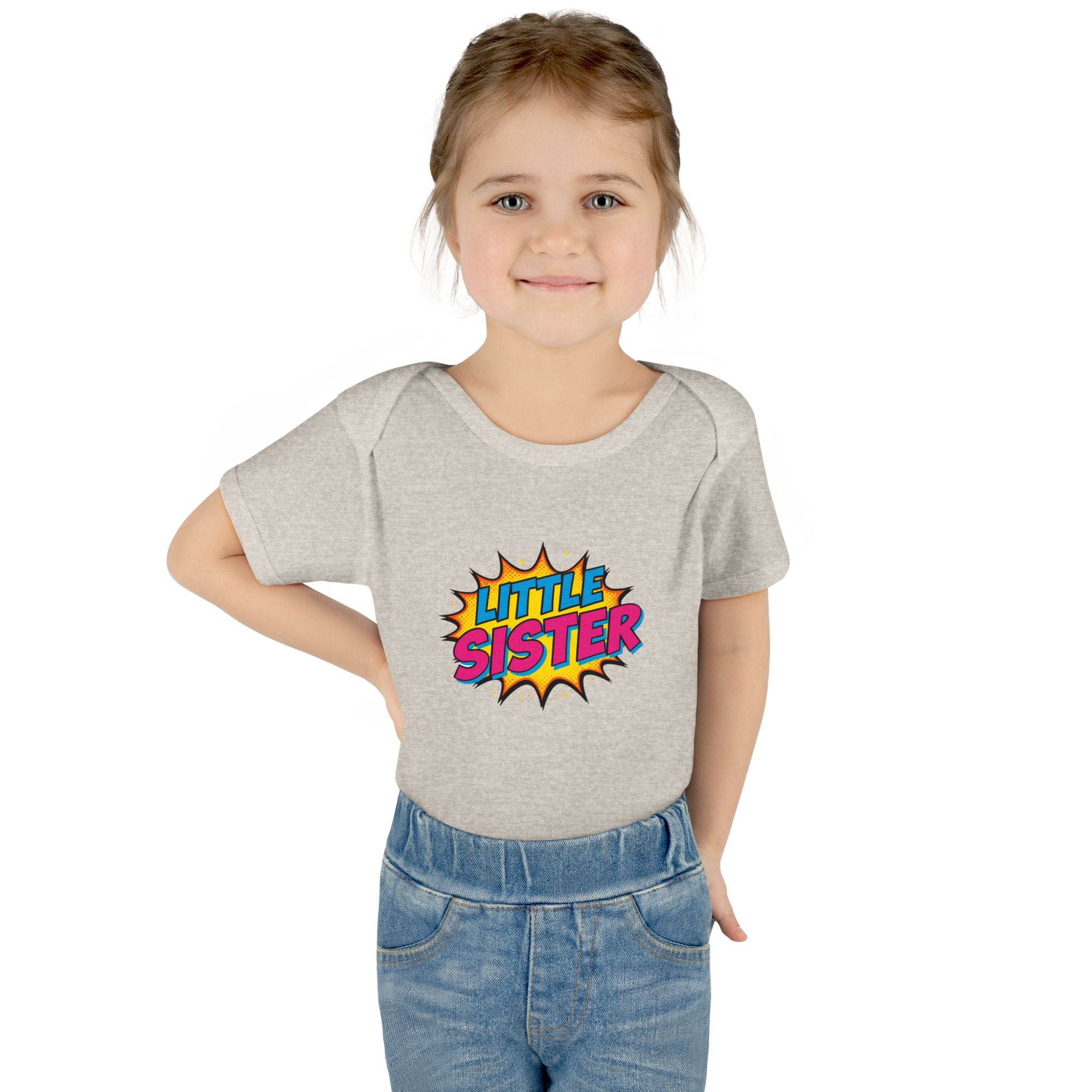 Baby Bodysuit | 'Little Sister' Comic Pop Art Infant Onesie
