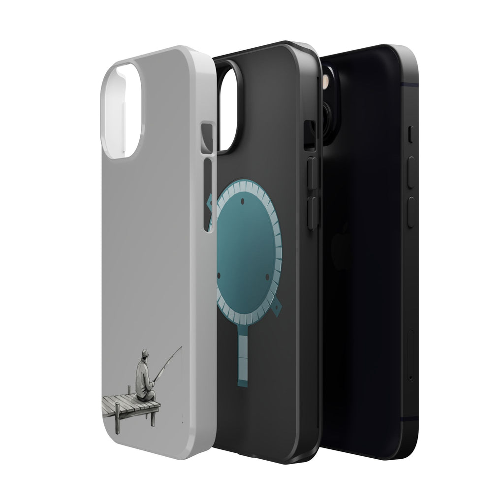 Phone Case | Fishing Dock Minimalist Magnetic Impact-Resistant Case