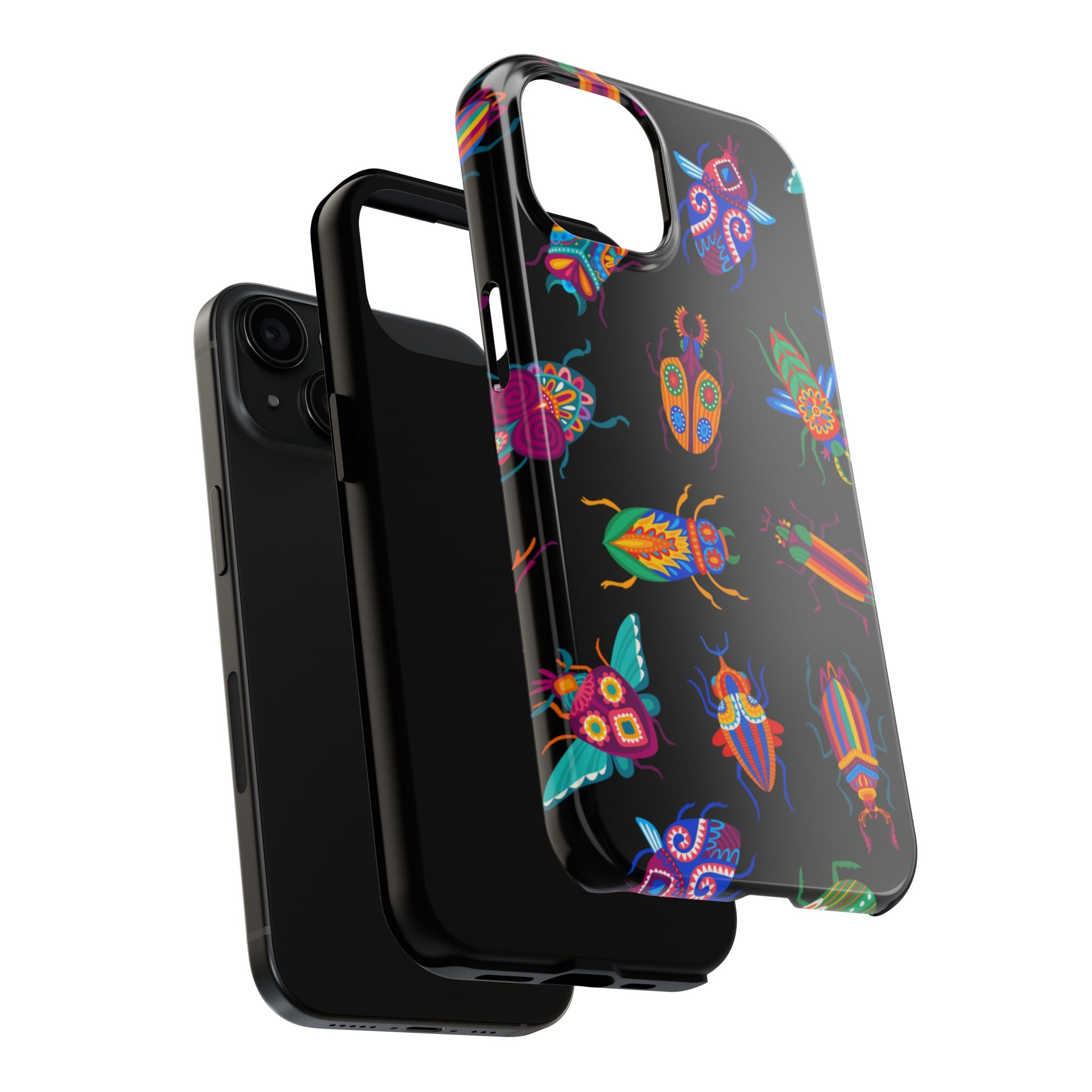 Phone Case | Neon Beetle Pattern Tough Protective Cover