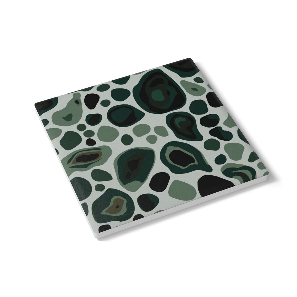 Ceramic Coasters | Modern Abstract Stone Print