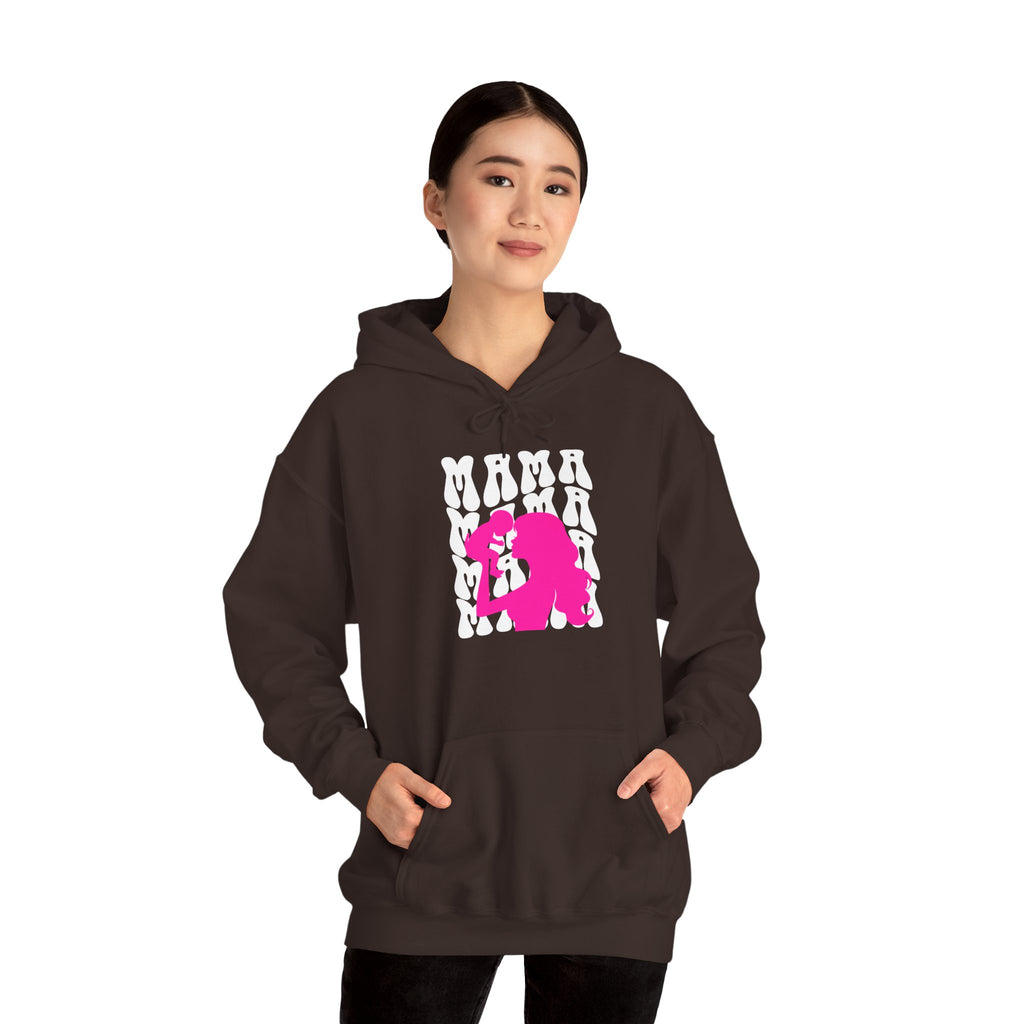 Hoodie | 'Mama' & Silhouette Pink Graphic