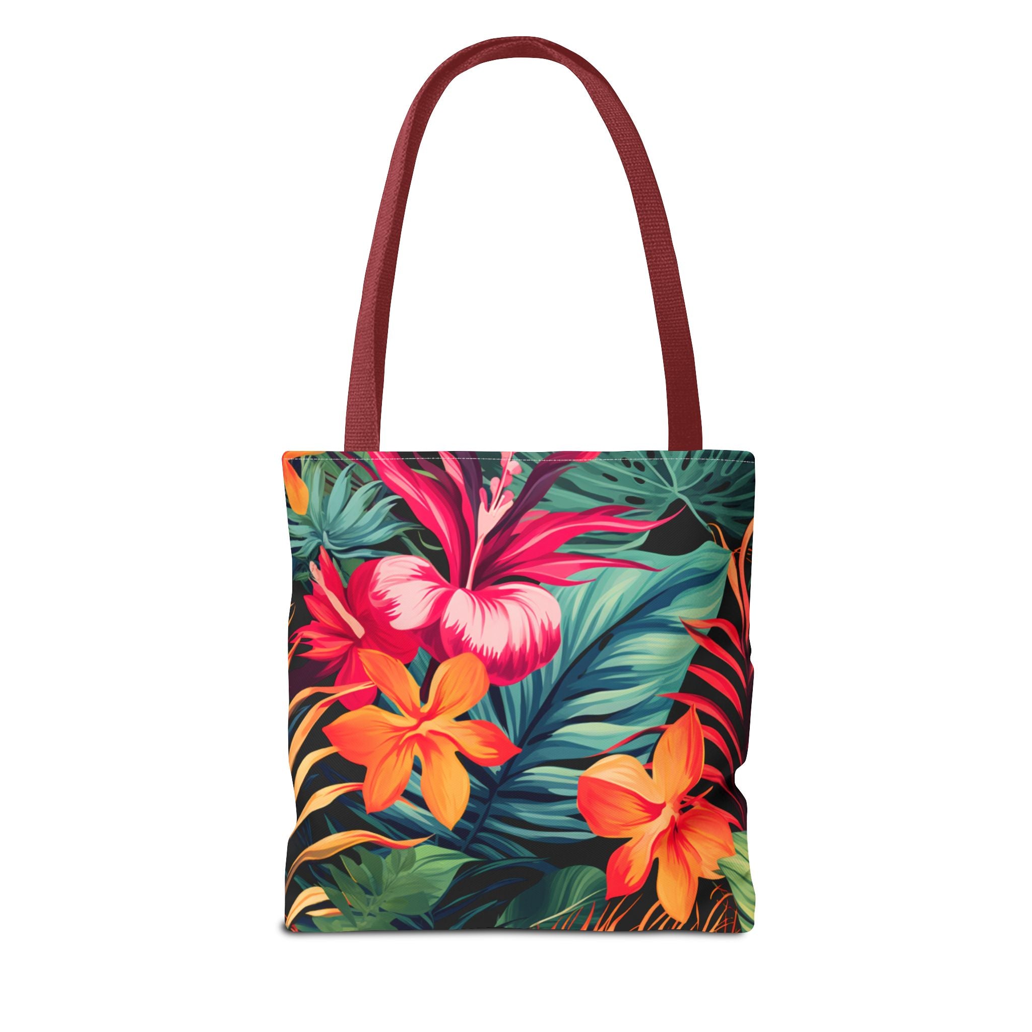 Tote Bag | Vibrant Tropical Beach & Market Tote