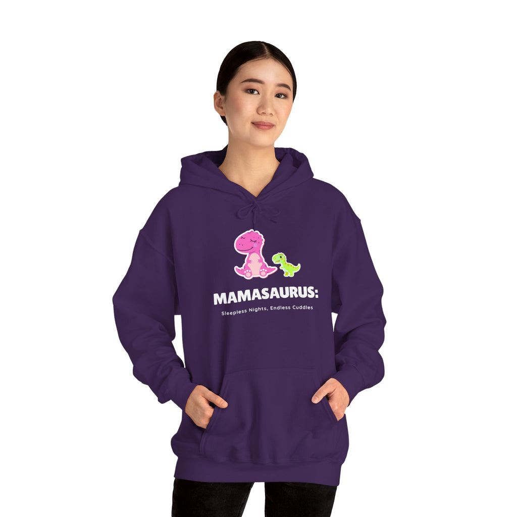 Hoodie | 'Mamasaurus' Pink Mama Dino with Baby Sweater