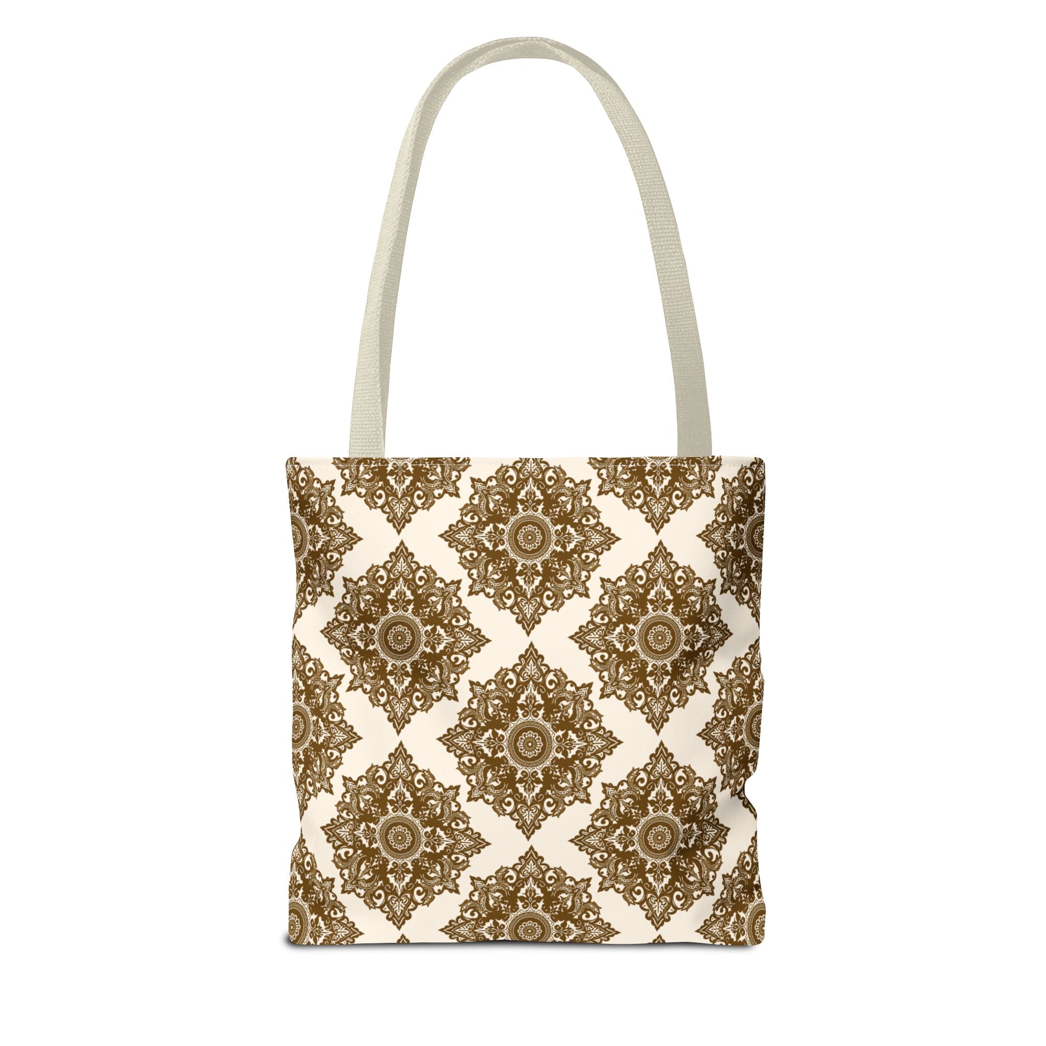 Tote Bag | Boho Gold Medallion Pattern