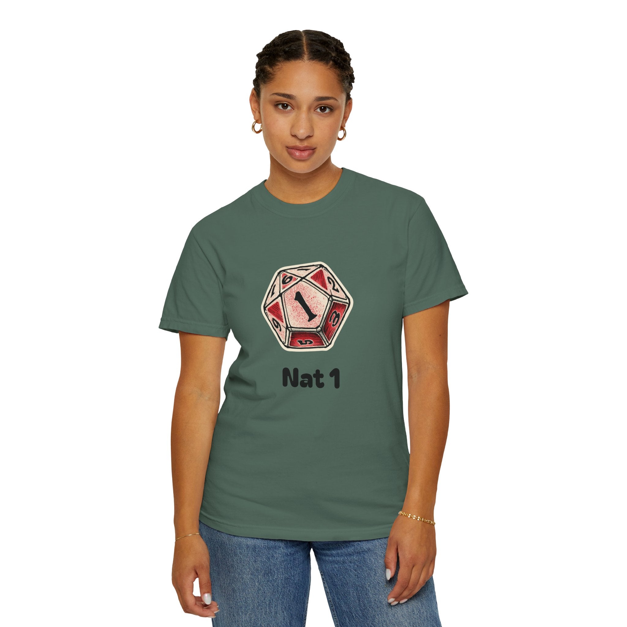 T-Shirt | Roleplaying RPG 'Nat 1' & 'Striving to Be the Whole Problem' Tee