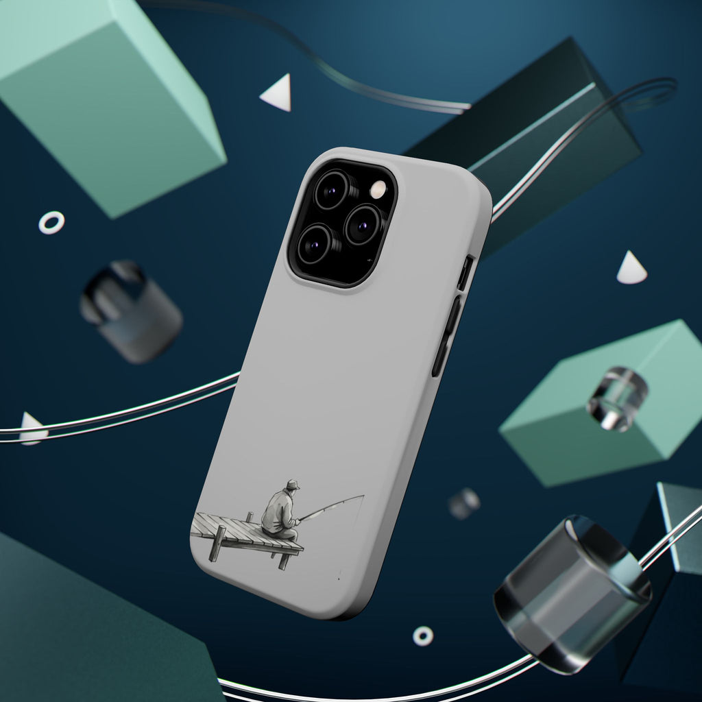 Phone Case | Fishing Dock Minimalist Magnetic Impact-Resistant Case