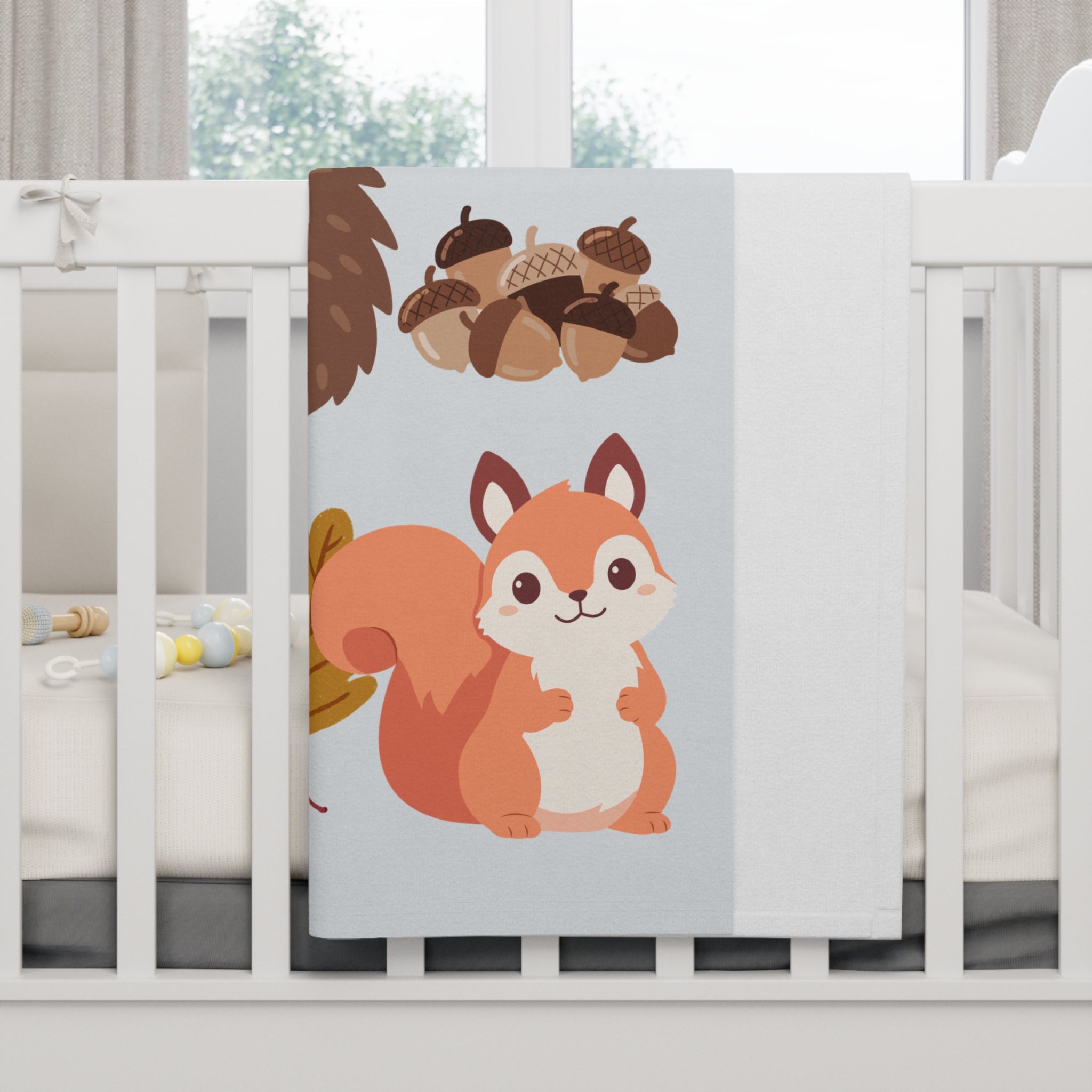 Baby Blanket | Soft Fleece Autumn Forest Friends