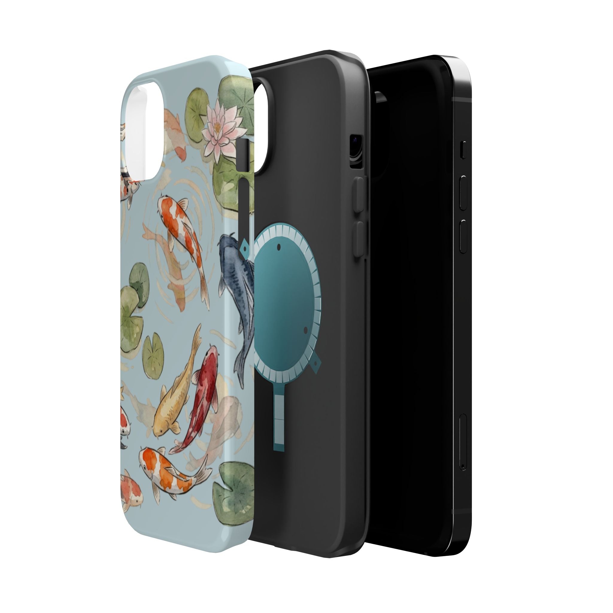Phone Case | Koi Pond Magnetic Impact-Resistant Phone Cover