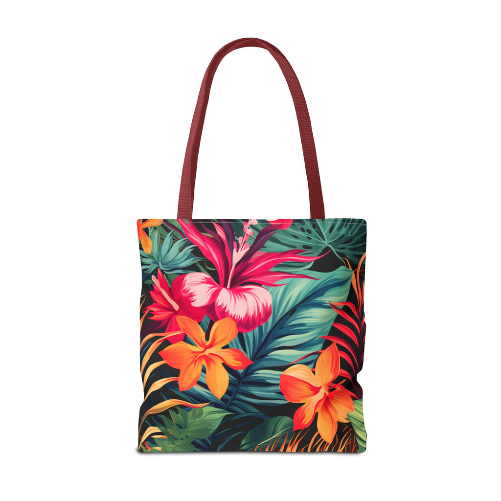 Tote Bag | Vibrant Tropical Beach & Market Tote