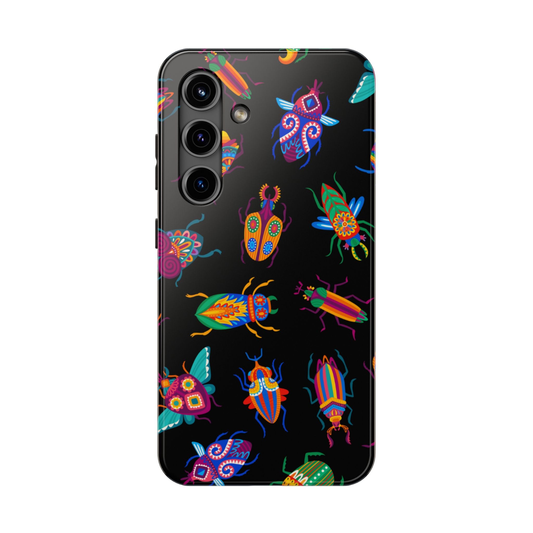 Phone Case | Neon Beetle Pattern Tough Protective Cover