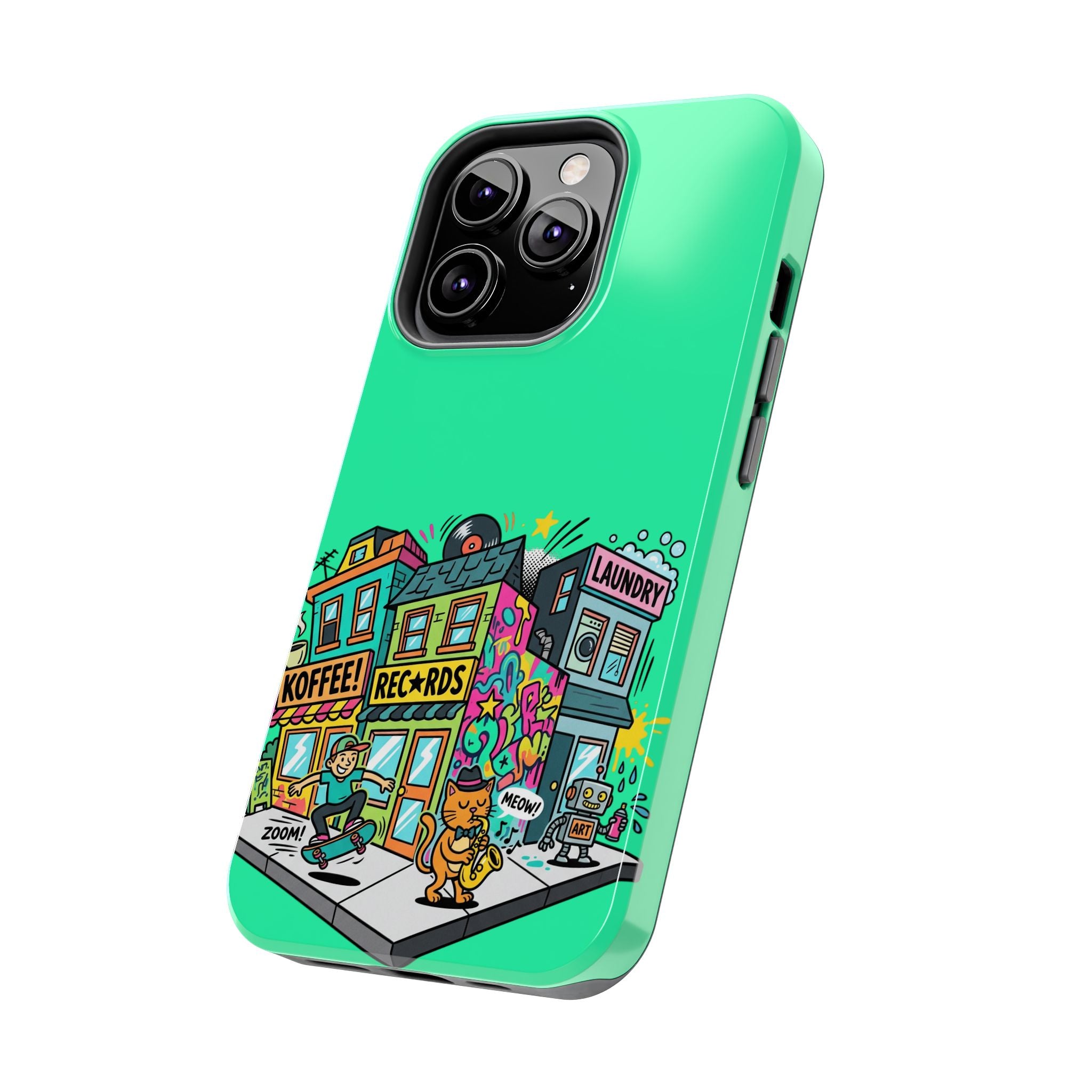 Phone Case | Tough Protective Cover with Colorful Street Art