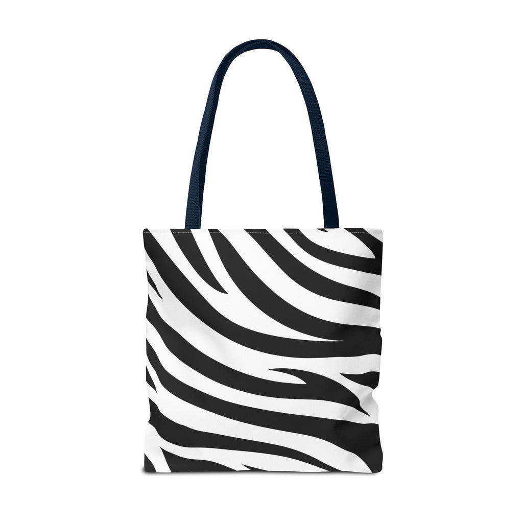 Tote Bag — Black & White Zebra Print  Fashion Tote