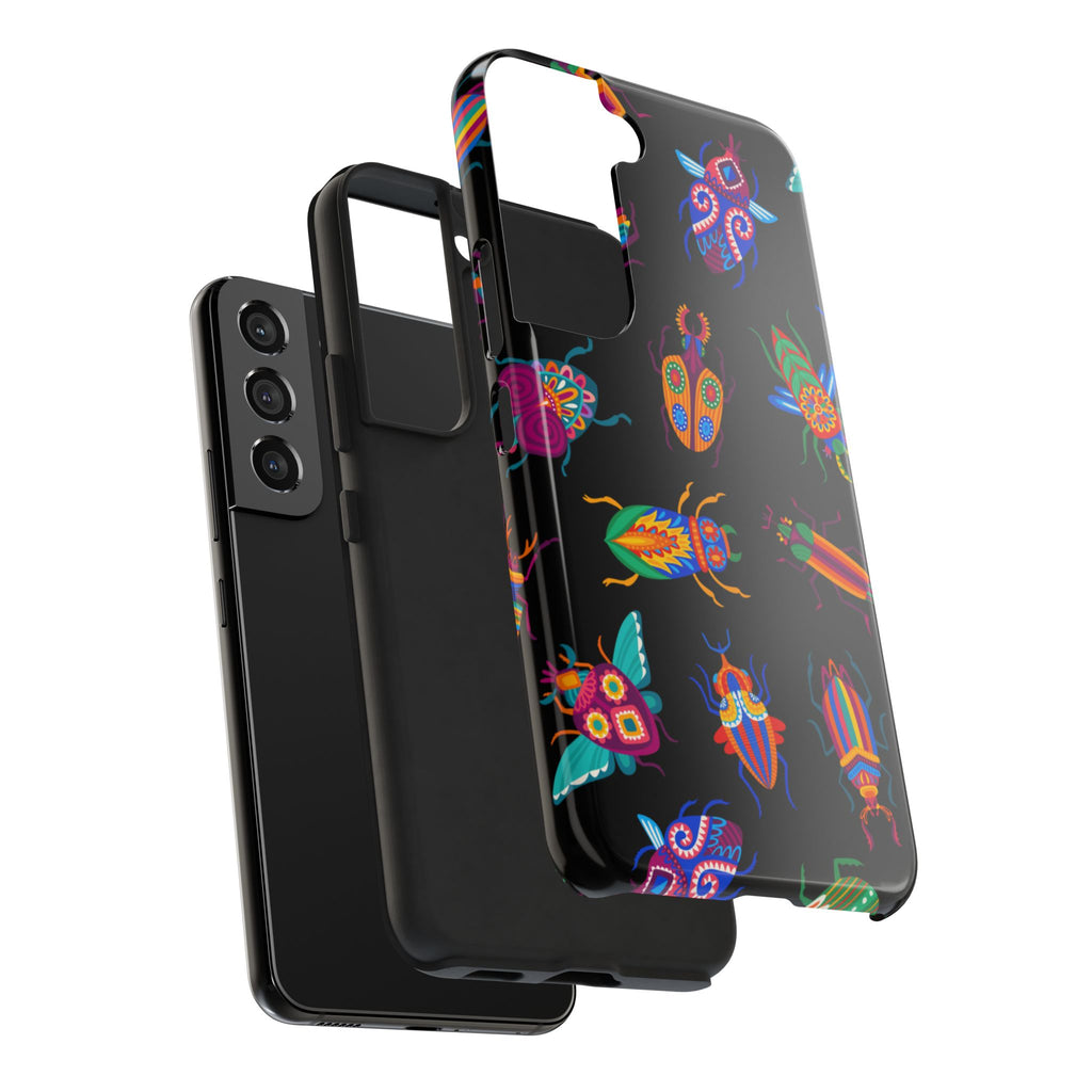 Phone Case | Neon Beetle Pattern Tough Protective Cover