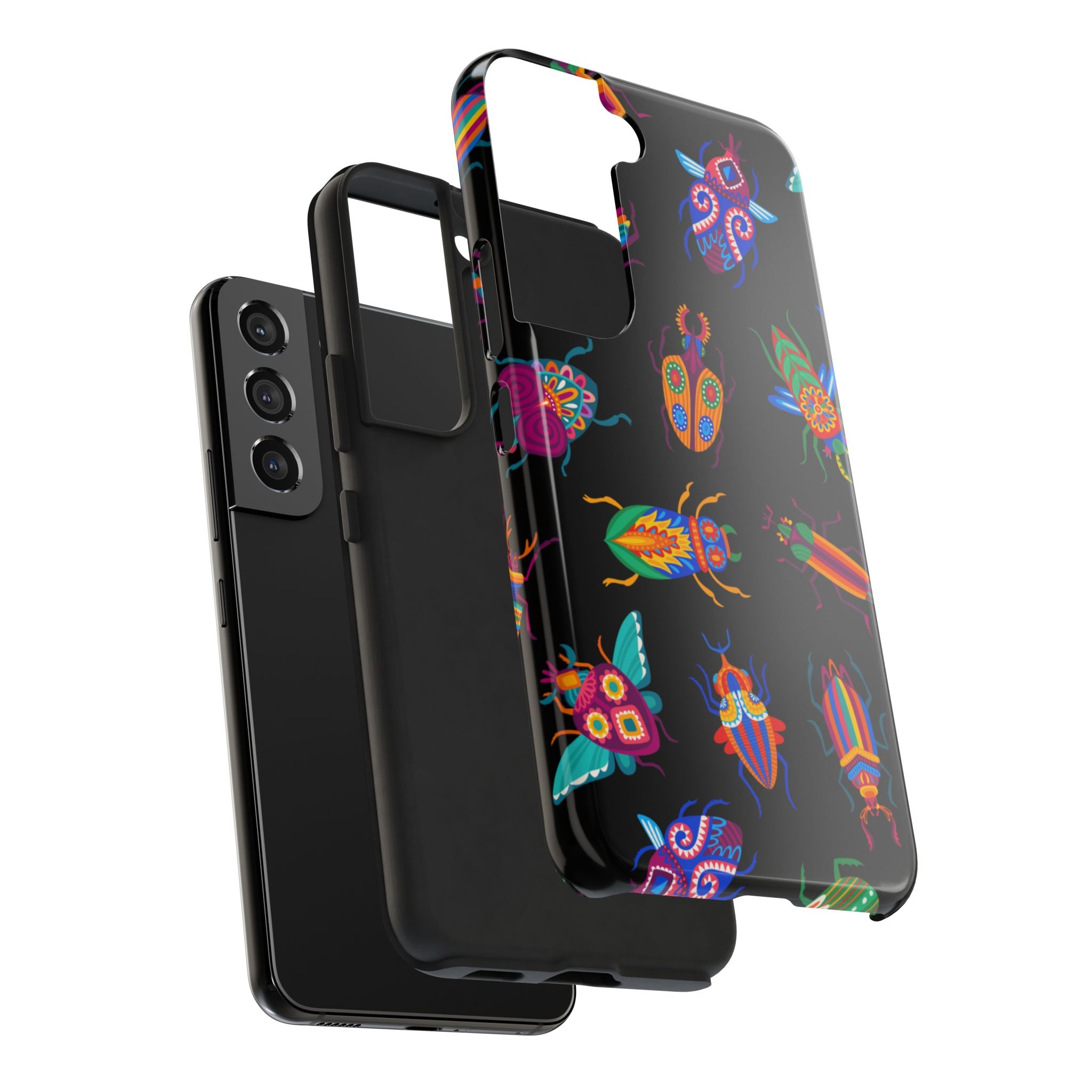 Phone Case | Neon Beetle Pattern Tough Protective Cover