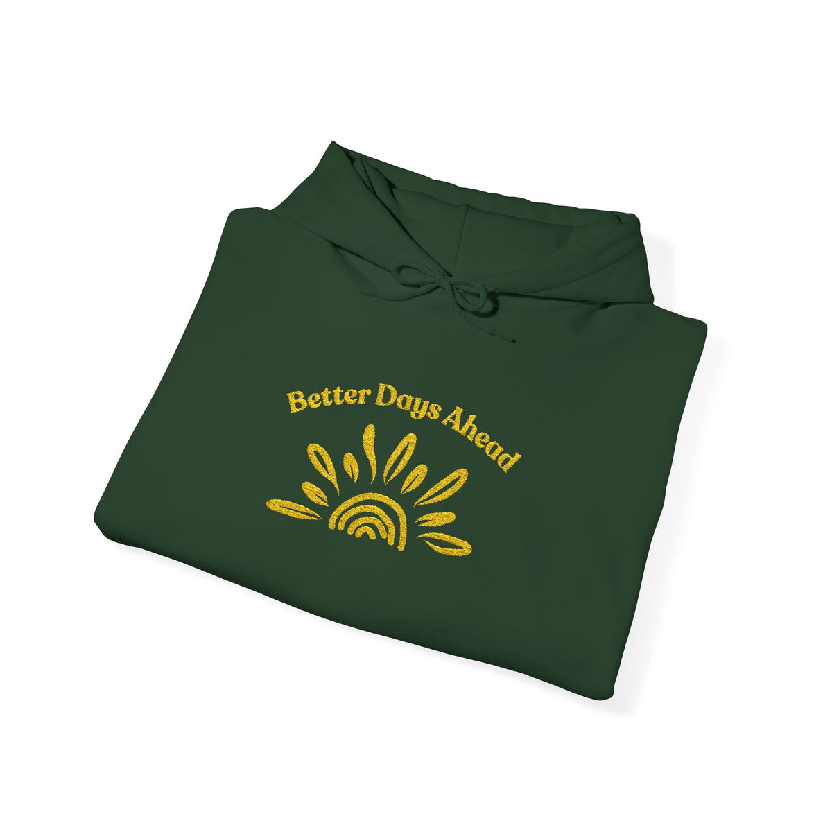 ‘Better Days Ahead’ Embroidered Hoodie