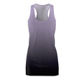 Women's Racerback Dress | Lavender to Black Women's Tank Dress