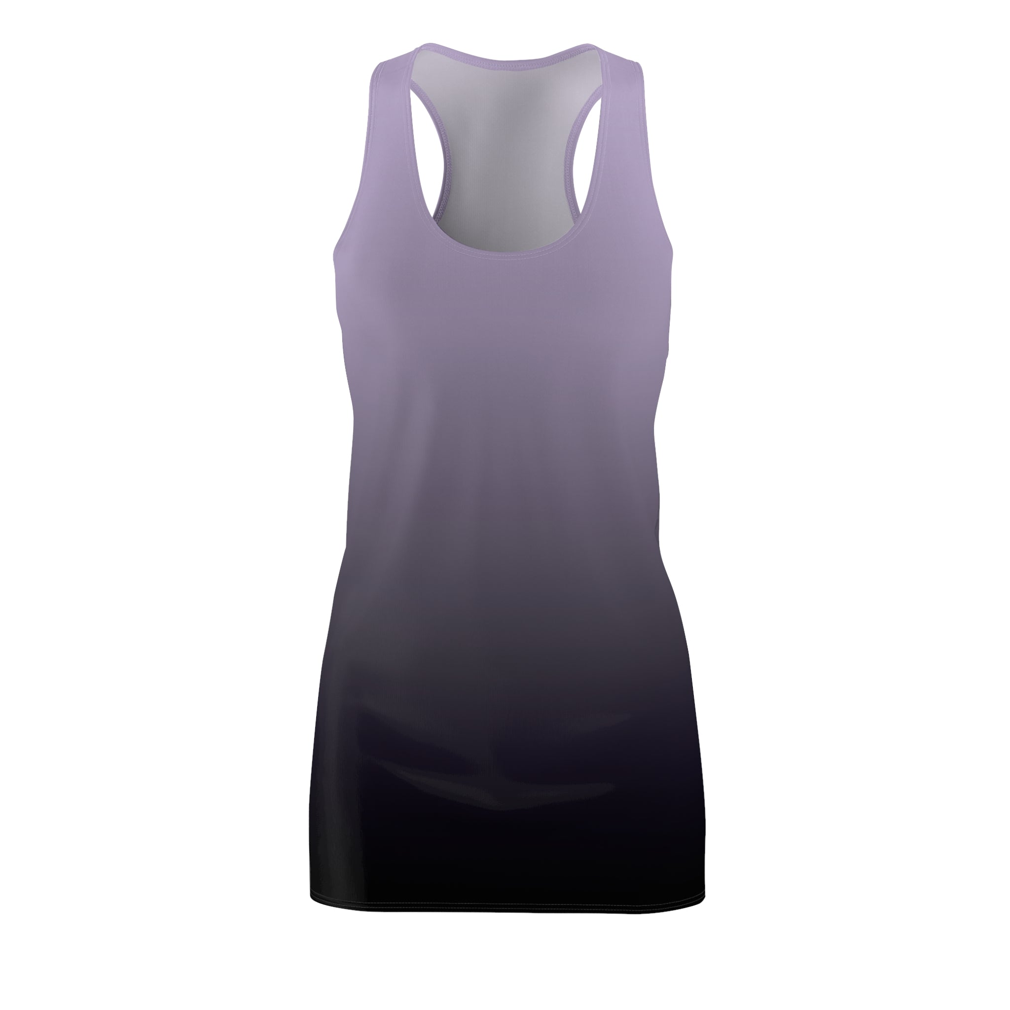 Women's Racerback Dress | Lavender to Black Women's Tank Dress
