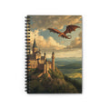 Journal | Fantasy Dragon & Castle Spiral Notebook for Writers & Gamers