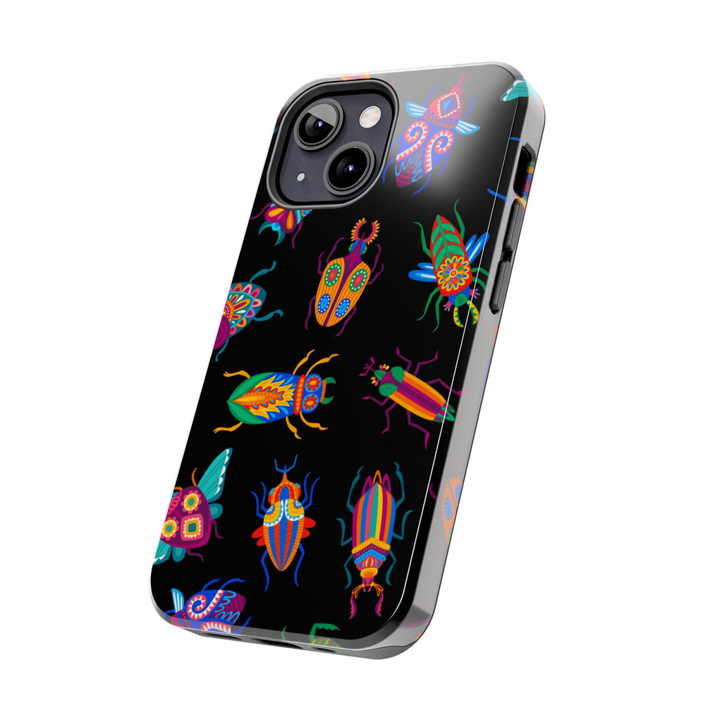 Phone Case | Neon Beetle Pattern Tough Protective Cover