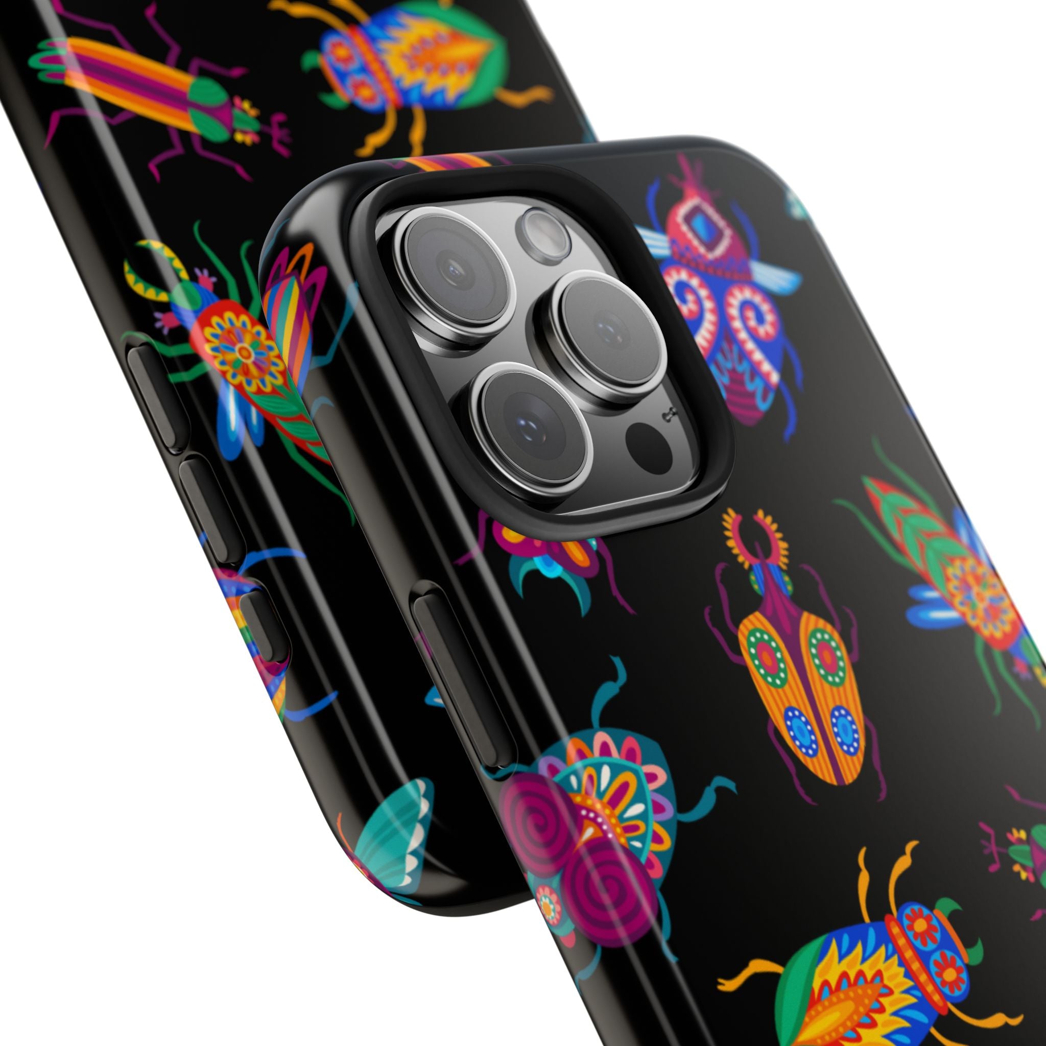 Phone Case | Neon Beetle Pattern Tough Protective Cover