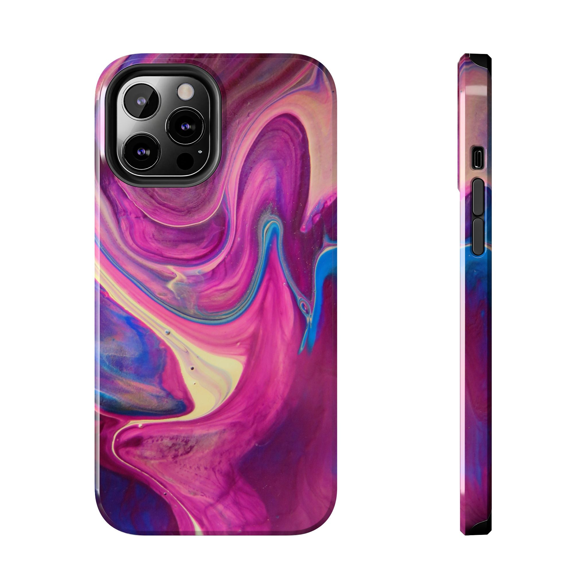Phone Case | Protective Artistic Paint Pour Design