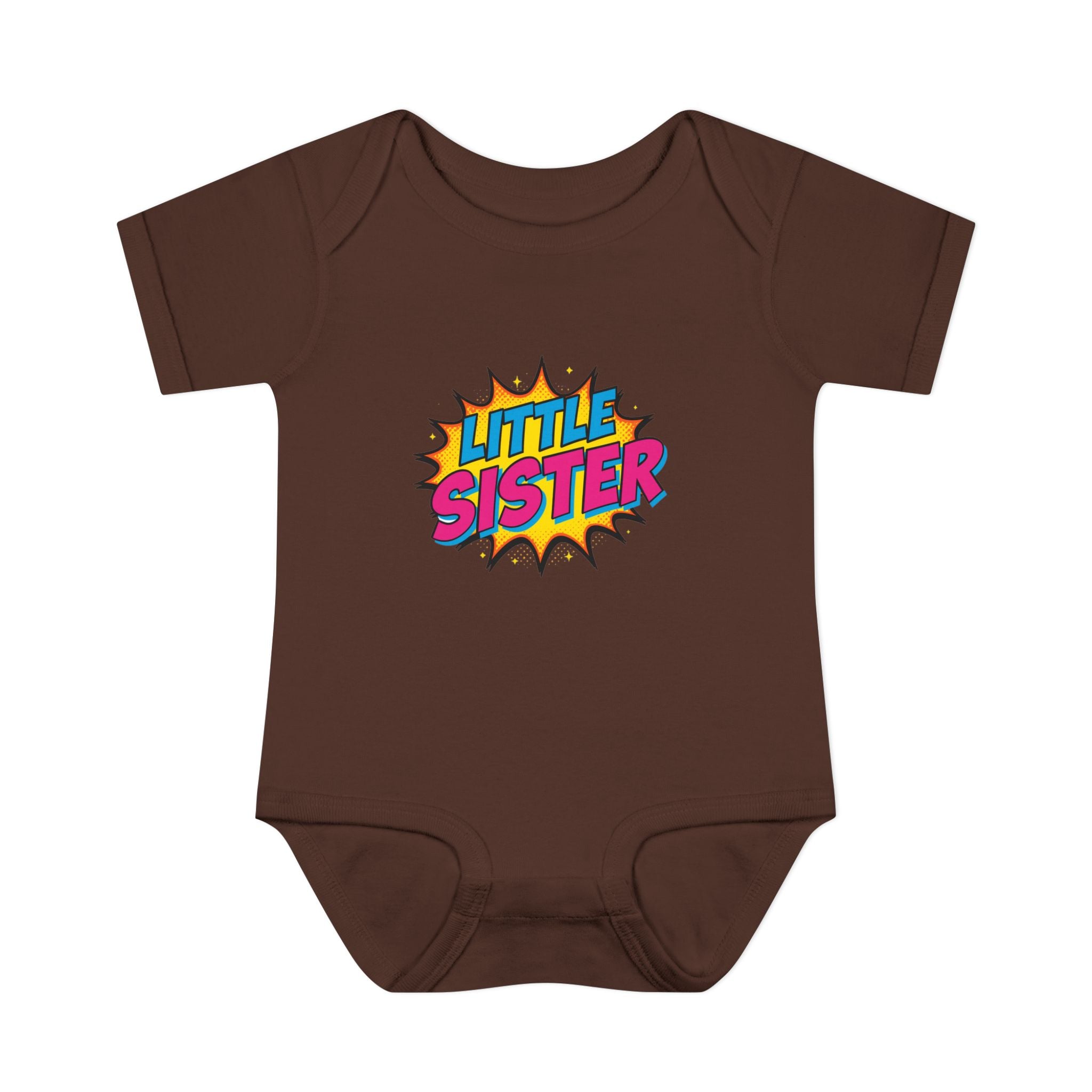 Baby Bodysuit | 'Little Sister' Comic Pop Art Infant Onesie
