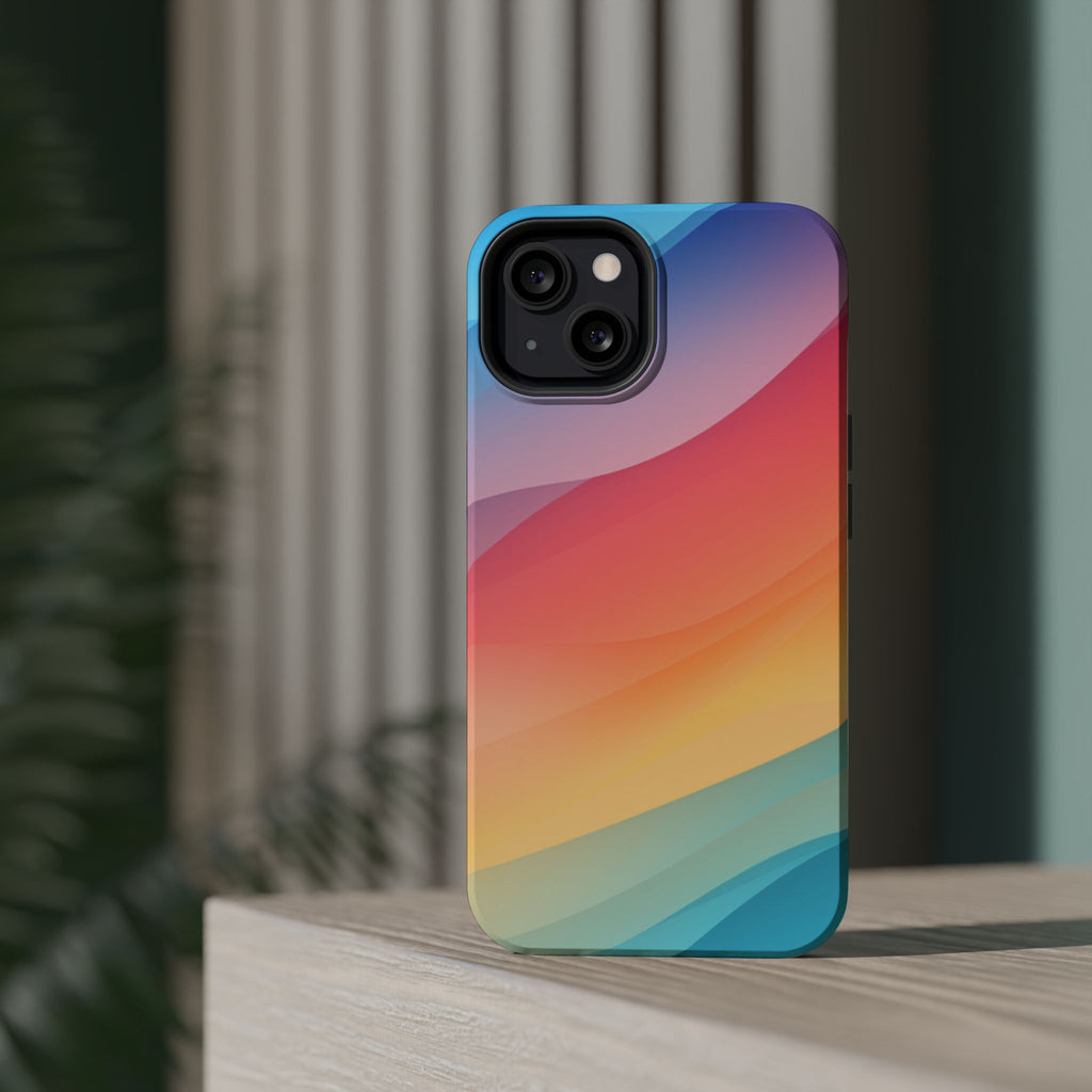 Phone Case | Gradient Sunset Magnetic Impact-Resistant Phone Shield