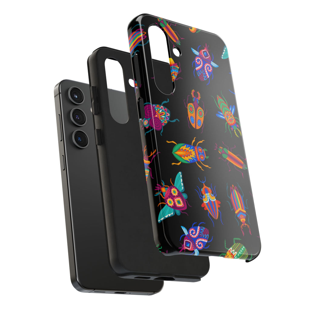 Phone Case | Neon Beetle Pattern Tough Protective Cover