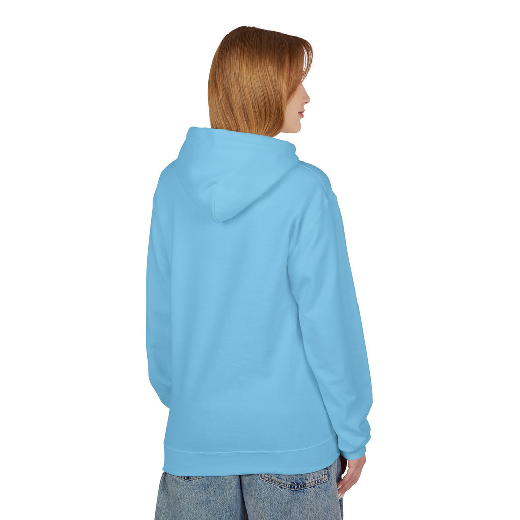 'Mom Life Hustle' Retro Hoodie | Delicate Line Illustration of a Mother & Baby